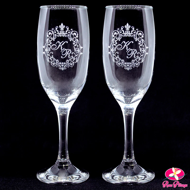 Taça de champanhe personalizada para ano novo