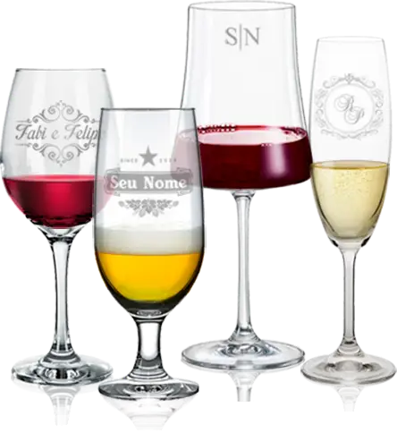 Taças e copos Personalizados